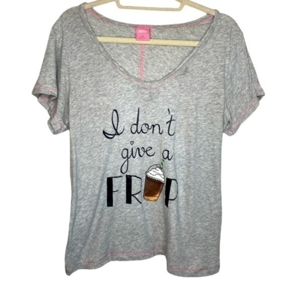 Jenni Intimates I Don't Give A Frap Tee Size XL